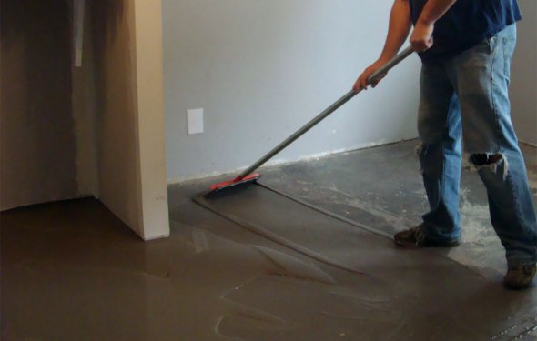 Вирівнювання бетонної підлоги